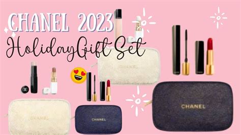 chanel 2023 holiday|Chanel holiday gift sets.